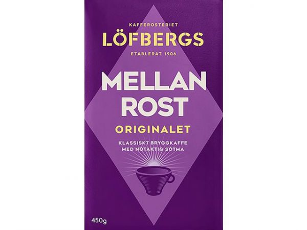 Kaffe LÖFBERGS mellanrost brygg 450g