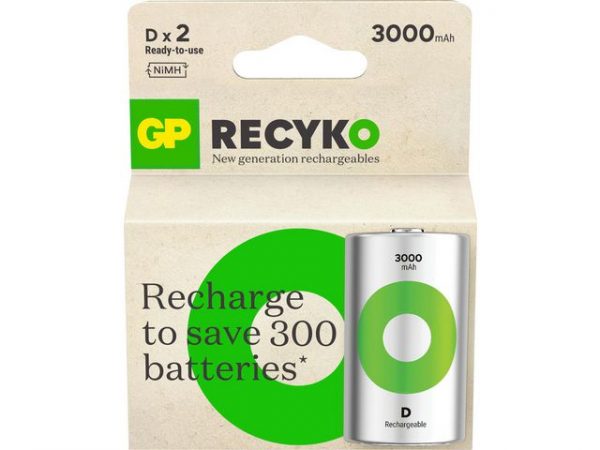 Batteri Laddbar GP Recyko D 2/fp