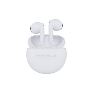 Hörlur+Mic HAPPY PLUGS Joy Lite vit