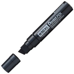 Märkpenna PENTEL N50XL-A sned 15mm svart