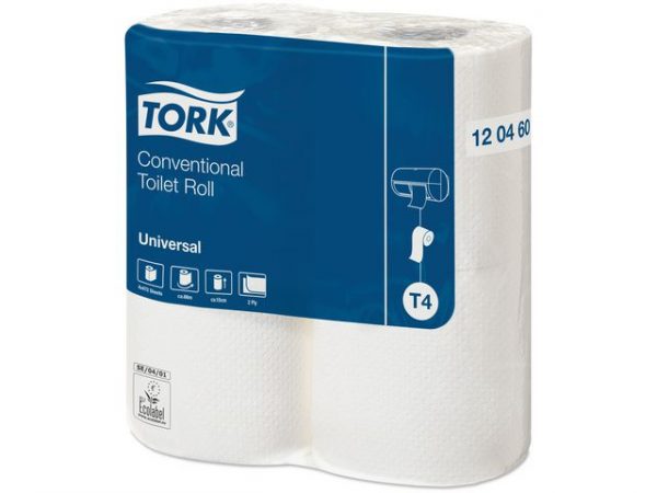 Toalettpapper TORK Uni T4 2-lag 4/FP