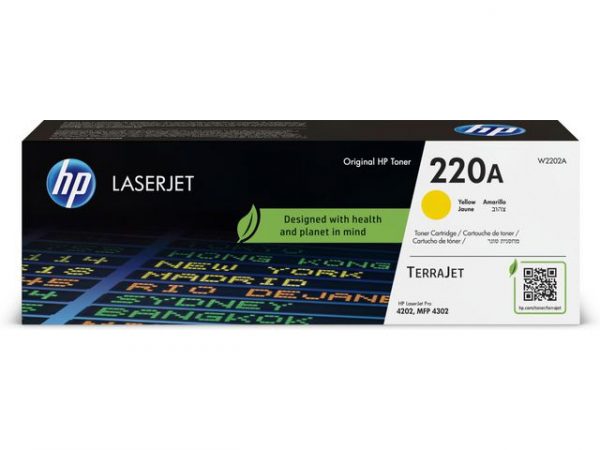 Toner HP W2202A 220A gul 1