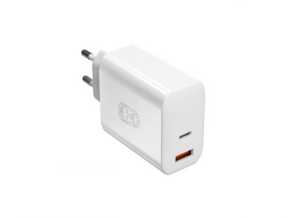 Laddare Vägg UPSTRÖM 65W Dual USB-C GaN