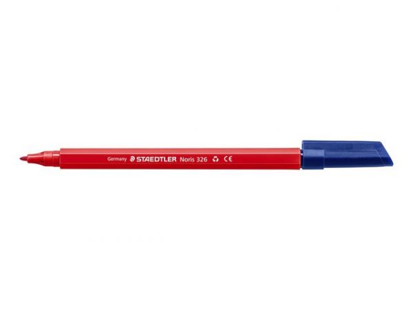 Fiberpenna STAEDTLER 326 1mm röd