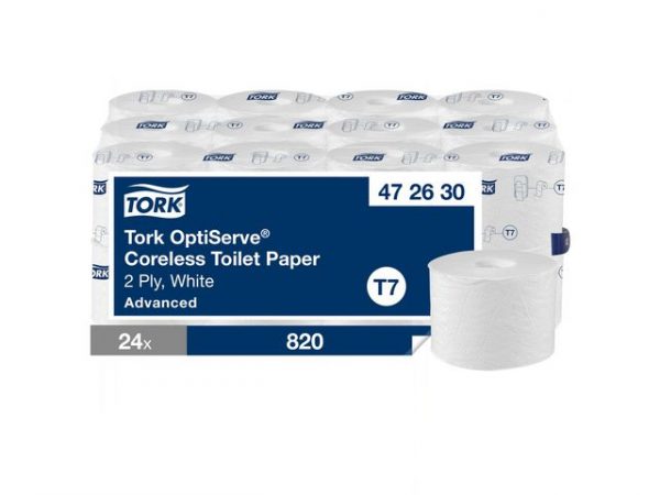 Toalettpapper TORK Adv T7 2-lag 24/krt