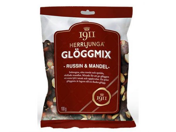 Glöggmix HERRLJUNGA russin/mandel 100g