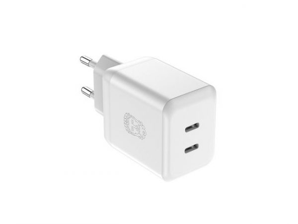 Laddare Vägg UPSTRÖM 35W Dual USB-C GaN