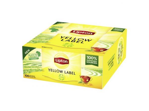 Te LIPTON påse Yellow Label 100/fp