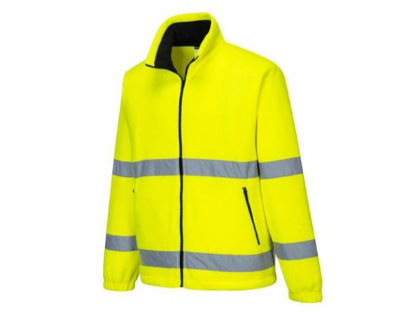 Fleecetröja Hi-vis PW F250 gul 3XL